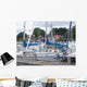 fritidssejlere i hamn Wall Mural