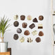 Chocolate Candies Wall Decal Sticker Set