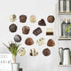 Chocolate Candies Wall Decal Sticker Set