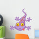 Cute Gecko Cartoon Wall Decal