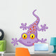 Cute Gecko Cartoon Wall Decal