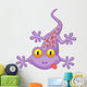 Cute Gecko Cartoon Wall Decal