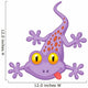 Cute Gecko Cartoon Wall Decal