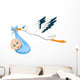 Stork With Baby 