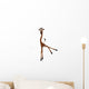 Rendered Image of a Really Cute Giraffe Wall Decal