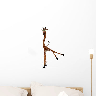Rendered Image Really Cute Wall Decal shown on a wall