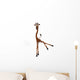 Rendered Image of a Really Cute Giraffe Wall Decal