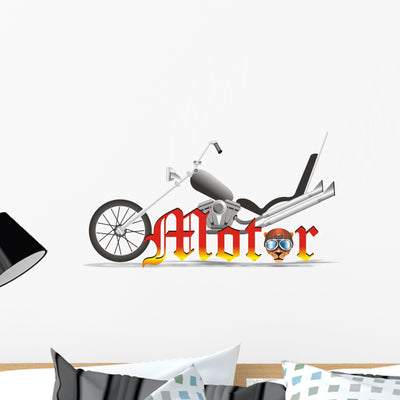 Moto 3 shown on a wall