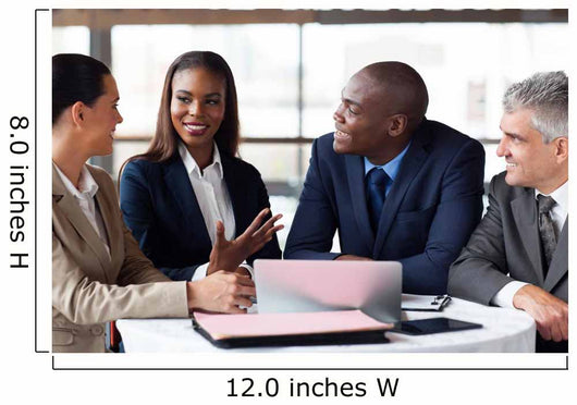 business partners having meeting Wall Mural