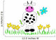Cow and Flowers Wall Decal