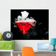 Red Cocktail With Ice Vapor Wall Mural