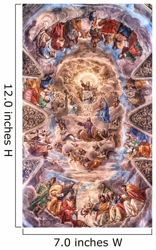 Fresco at the Basilica dei Santi Ambrogio e Carlo al Corso Wall Mural