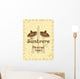 Vintage style menu cover with sombreros and cutlery Wall Mural