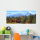 Panoramic view of Rocky mountains 