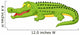 Crocodile cartoon Wall Decal