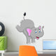 Cute elephant cartoon Wall Decal