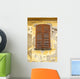 Window Shutters and Old Paint Wall Mural