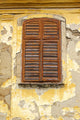 Window Shutters and Old Paint Wall Mural