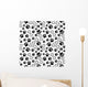 Seamless Pet Paw Print Wall Decal
