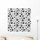Seamless Pet Paw Print Wall Decal