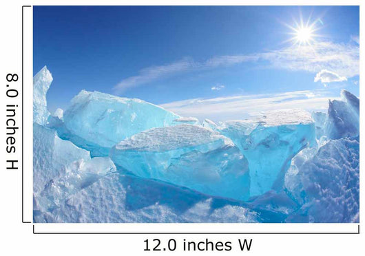 Winter Baikal lake 