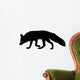 Silhouette of fox Wall Decal