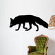 Silhouette of fox Wall Decal