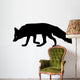 Silhouette of fox Wall Decal