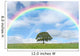 Solitary Oak and Rainbow Wall Mural