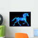 Fire unicorn. Wall Mural