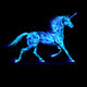 Fire unicorn. Wall Mural