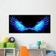 Blue fire wings. Wall Decal