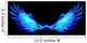 Blue fire wings. Wall Decal