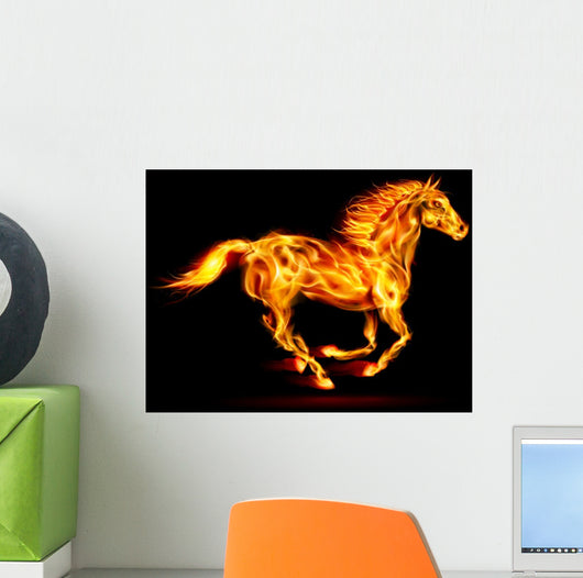 Fire horse. Wall Decal