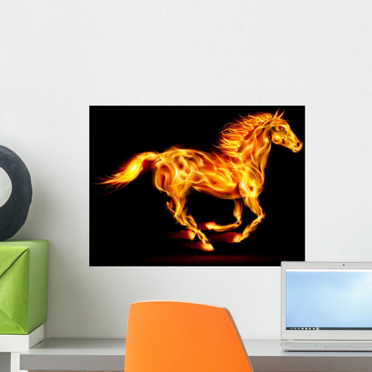 Fire horse. Wall Decal