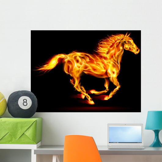 Fire horse. Wall Decal