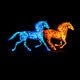 Fire Horses Wall Decal
