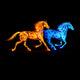 Fire horses. Wall Decal