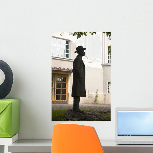 Statue of Bla Bartk Museum Wall Mural