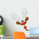 funny reindeer Wall Decal
