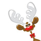 funny reindeer Wall Decal