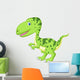 Cute dinosaur cartoon Wall Decal