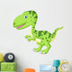 Cute dinosaur cartoon Wall Decal