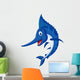 Marlin fish cartoon Wall Decal