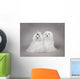 Two Maltese Dog Wall Mural