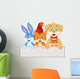 Pet Animals Holding Blank Paper Wall Decal