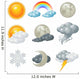 Weather icons Wall Decal