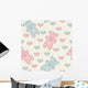 Seamless Pattern with Teddy Wall Decal
