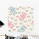 Seamless Pattern with Teddy Wall Decal