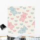 Seamless Pattern with Teddy Wall Decal